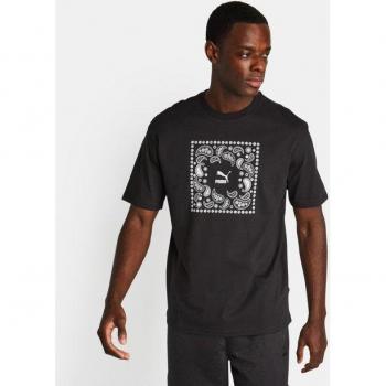 Puma T7 Lux Aop Herren T-Shirt Schwarz Größe XS