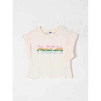 MSGM KIDS Meisjes T-shirt Crème