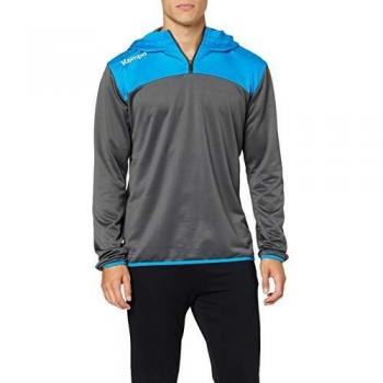 Sweatshirt Kempa Emotion 2.0 Homme, Anthracite/Bleu, 4XL