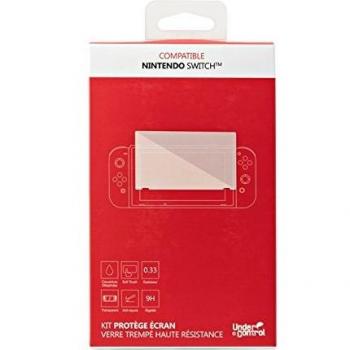 Kit de protection d'écran en verre trempé pour Nintendo Switch par Under Control
