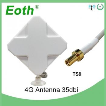 Eoth 4G Antenna with 2m Extension Cable and TS9 Male Connector