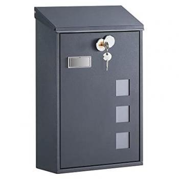Wall-Mounted Mailbox, Anthracite Grey