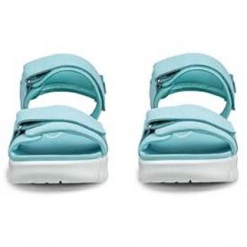 ECCO GRUUV SOL W – Sandalette mit praktischem Klettverschluss, Plateau‑Form, sommerlich