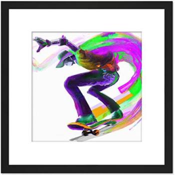 Neon Rumble Skating Print