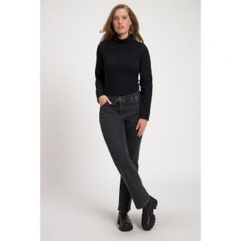 Bootcut-Jeans Marie, große Größen, grau, Größe 58, Baumwolle, Ulla Popken