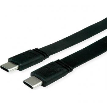 USB‑4 Plat 0,5 m – 20 V/5 A PD – Noir
