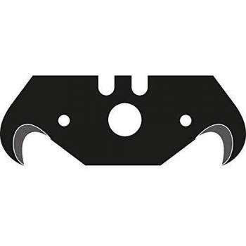 Profi Hakenklingen Schwarz – Cuttermesser 18 mm / 0,5 mm, 10 Ersatzklingen (LUTZ BLADES)