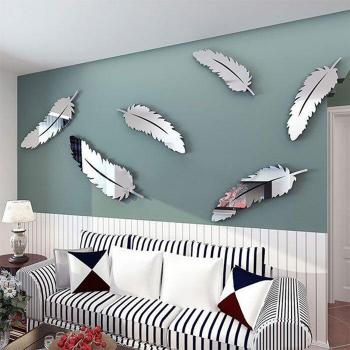 Kids Room Feather Wall Stickers Set