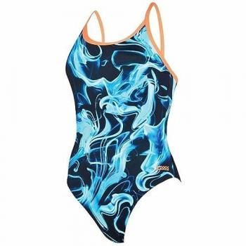 Zoggs Ocean Smoke – Maillot 1‑pièce féminin, Taille 40, Design Sprintback