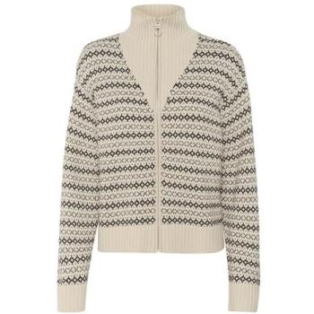 Part Two Strickcardigan Gerade Passform Weiß Blau L