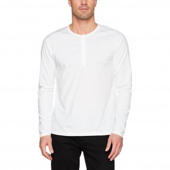 Trigema Herren Langarmshirt in Schwarz,