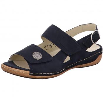Waldlaufer Harriet Nubuck Marine Sandales Femme – Taille 5,5