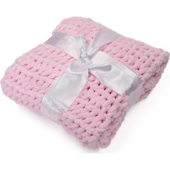Hand Knitted Baby Blanket 95x95 cm Anti Bacterial