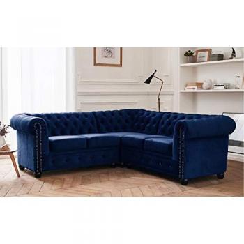 Canapé d'angle Chesterfield William