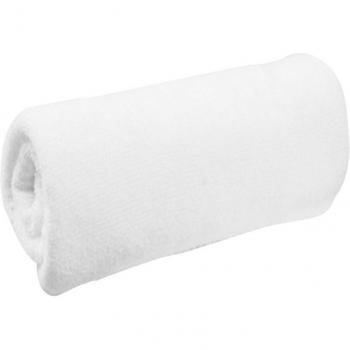 Compact White Microfiber Washcloth
