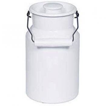 Riess CLASSIC-WEISS Milchkanne 1L mit Deckel