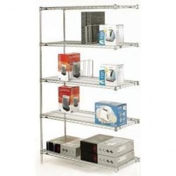 Shelving Bay Add-On Unit with 5 Shelves