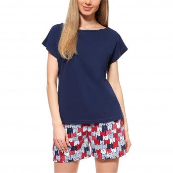 Merry Style Damen Schlafanzug MS10-178 (Katze, XL)