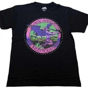 Black Sabbath Kids Tour'78 T-shirt 7-8 Jaar Zwart