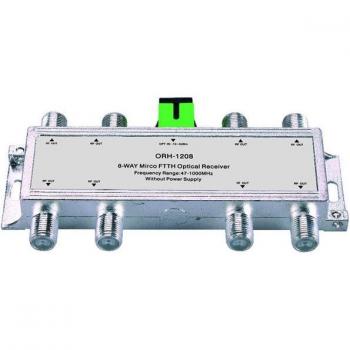 Mini Receptor Óptico de Fibra 8 Vías ORH‑1208