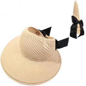 Wide Brim Beach Hat for Women with Bowknot