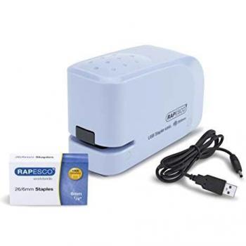 Rapesco 626EL Elektrisches Heftgerät USB/Batterie