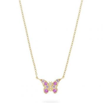 GUIA Collier 88594789 – 585 % Gold, 8 Saphiren