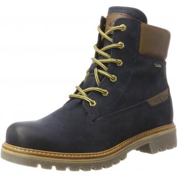 Camel active Damen Canberra GTX 70 Schneestiefel, Blau (Denim/Bison 12) 38 EU