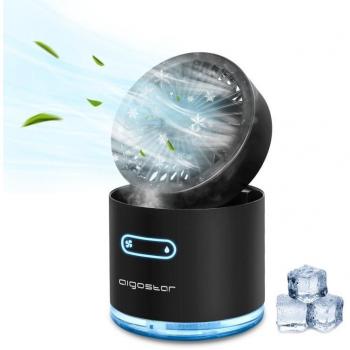Aigostar Mini Ventilador 7 Colores con Nebulización