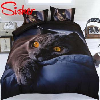 Kitty Kingdom 4-Piece Bedding Set