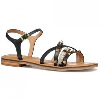 Geox Sandali Maddalusiac D Nero, Modello 01JQS C0127