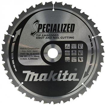 Makita 305mm Circular Saw Blade – Knot & Nail Removal, 32T, 30mm