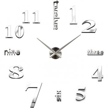 Large 3D Wall Clock