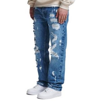Herrenjeans Firio Destroyed von 2Y Studios, Blau, Größe 32