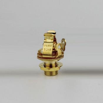 Mono 1/4” Ausgangskabelanschluss mit Edelmetall-Option
