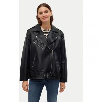 Vero Moda Damenjacke Kunstleder Schwarz L