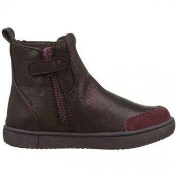 Bottes de Luxe Mod'8 Bordeaux – Zip Latéral Éclatant