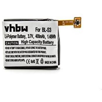 Batteria di Riserva 400 mAh 3,7 V per Orologio Fitness LG Urbane W150