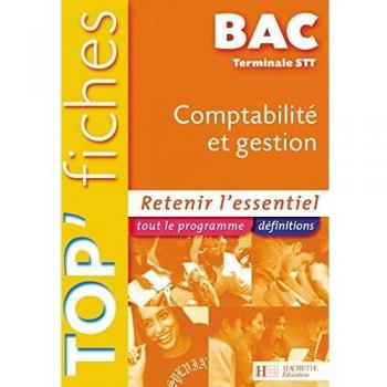 Comptabilité et gestion Tle STT (Top'Fiches)
