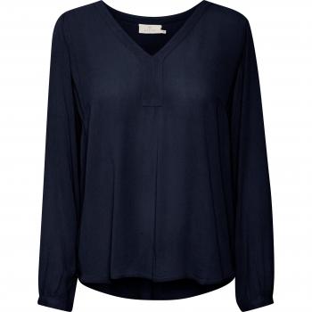 Camicia a Maniche Lunghe per Donna Kaffe Amber Blu Scuro