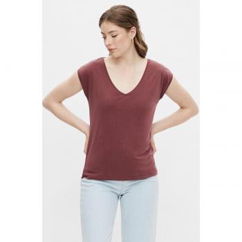 Pieces T-shirt Kamala Coloris Rouge