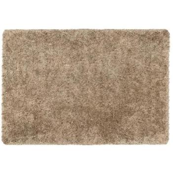 Luxury Beige Shaggy Floor Mat, 160 cm × 230 cm, Washable