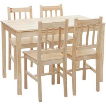 Esszimmermöbelset 5-teilig MCW-F77