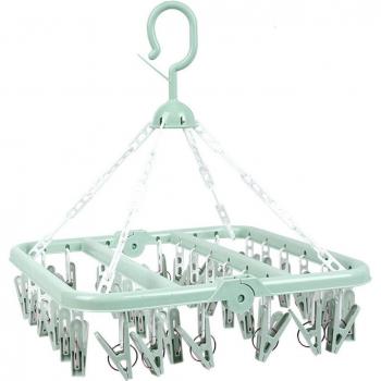 Plastic Drying Rack with 32 Clips