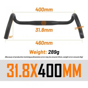UNO Ultralight Racing Bicycle Handlebar 31.8mm/420/440/460mm