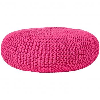 Pouf Rond en Tricot