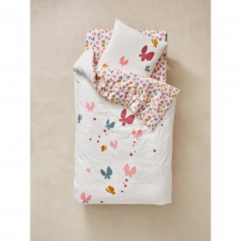 Pink Flight Theme Toddler Duvet and Case