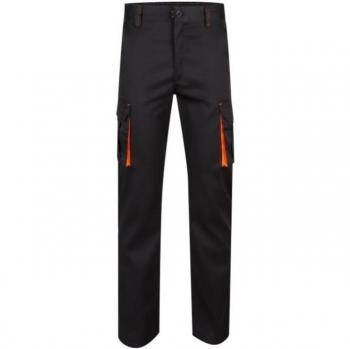 Talla 40 Pantalón Stretch Bicolor 103008S con Bolsillos Multiples