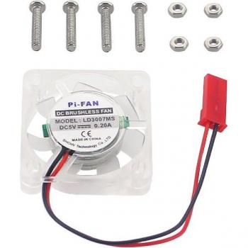 Raspberry Pi 4B/3B+ Heat Dissipation Fan with Blue LEDs