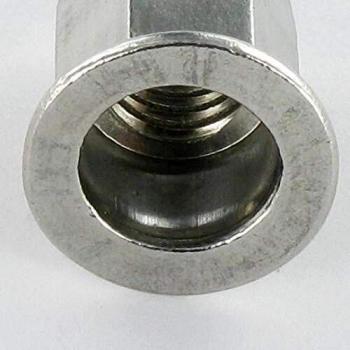 Écrou sertir inox M4 tête plate hexagonale
